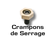 Bridage horizontal : Crampons de serrage